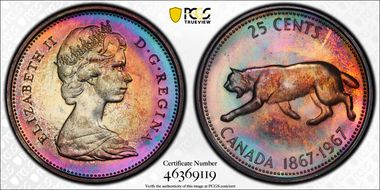 1967 25C 0.800 Ag PL66