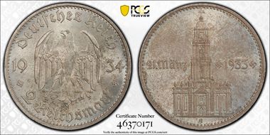 1934-G 2 Mk Potsdam J-355 MS64