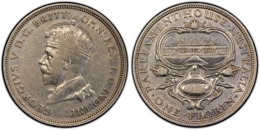 1927(m) Florin Canberra  KM-31 VF35