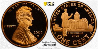 2009-S 1C Lincoln-Professional PR68DCAM