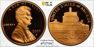 2009-S 1C Lincoln-Presidency PR68DCAM
