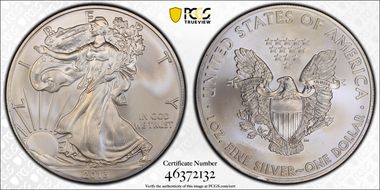 2013 $1 Silver Eagle MS69