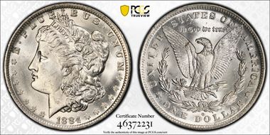 1884-O $1 MS63