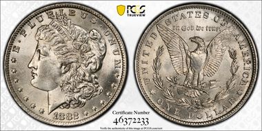 1882-O $1 MS62