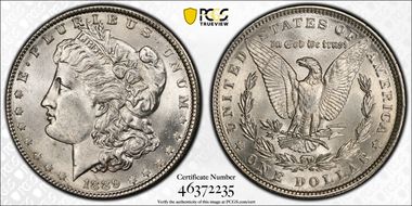 1889 $1 MS63