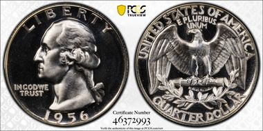 1956 25C PR67