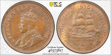 1936 1/2D MS63BN