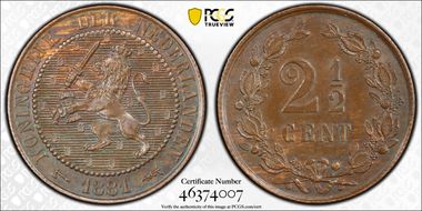 1881 2 1/2C KM-108 MS63BN