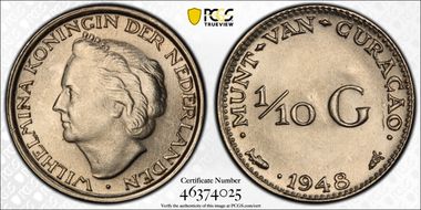 1948 1/10 G MS64
