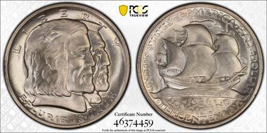 1936 50C Long Island MS66