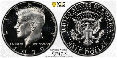 1970-S 50C PR69CAM