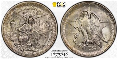 1934 50C Texas MS66
