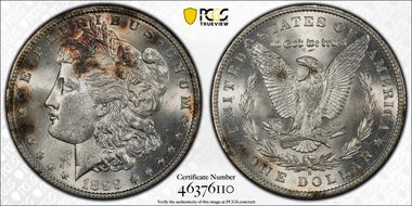 1899-S $1 MS62
