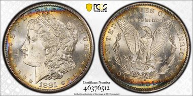 1881-S $1 MS63