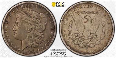 1900-O/CC $1 VAM 11 VF25