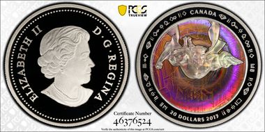 2013 $20 Superman Hologram PR70DCAM