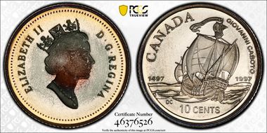 1997 10C Caboto's Voyage 500th Ann. PR69DCAM