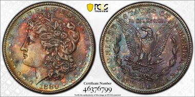 1880-S $1 MS64