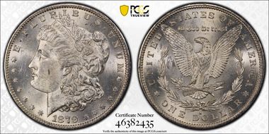 1879-S $1 MS62