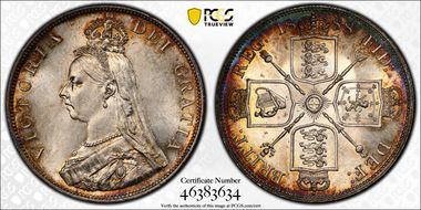 1888 Dbl Fl S-3923 MS64