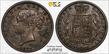 1844 1/2 Cr S-3888 XF40