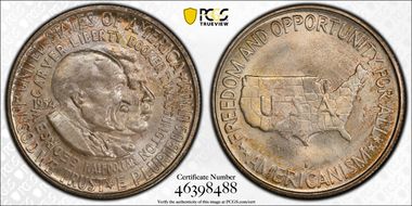 1954-S 50C Washington-Carver MS67
