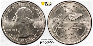 2020-W 25C Tallgrass Prairie NP V75 MS66