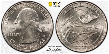 2020-W 25C Tallgrass Prairie NP V75 MS66