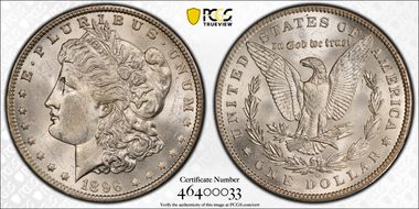 1896-O $1 MS62