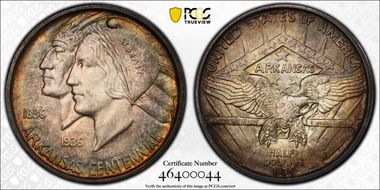 1935-D 50C Arkansas MS66+