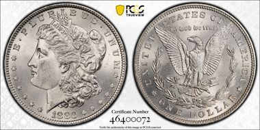 1880 $1 MS64
