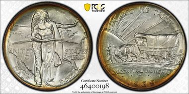 1939 50C Oregon MS67