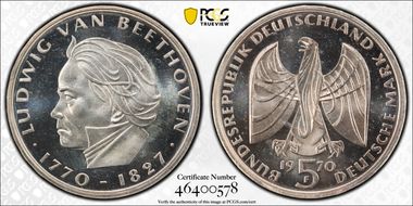 1970-F 5 Mk Beethoven J-408 PR67CAM