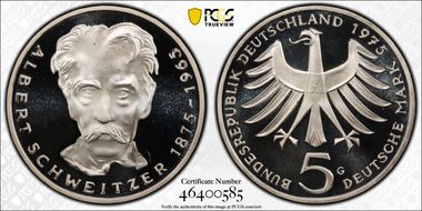 1975-G 5 Mk Schweitzer J-418 PR69DCAM