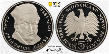 1977-J 5 Mk Gauss PR69DCAM