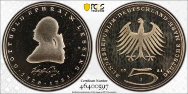 1981-J 5 Mk Lessing PR67CAM