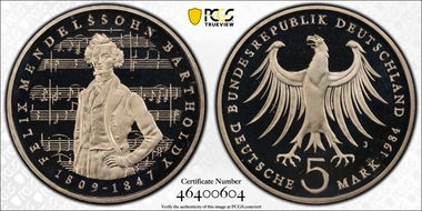 1984-J 5 Mk Bartholdy PR69DCAM