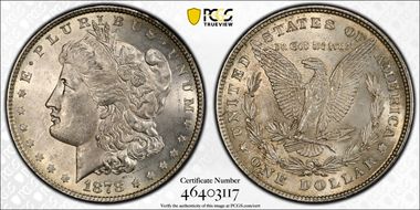 1878 8TF $1 MS62