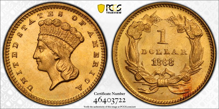 Cert 46403722 - Coin Image