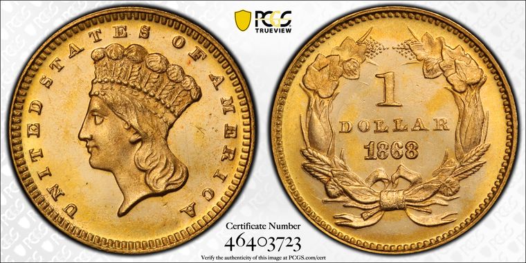 Cert 46403723 - Coin Image