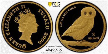 2006 $3 Owl PR70DCAM