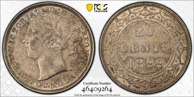 1899 20C Large 99 AU50