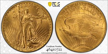 1913-D $20 MS64