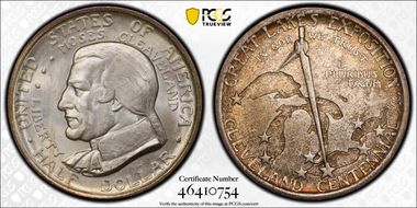 1936 50C Cleveland MS64