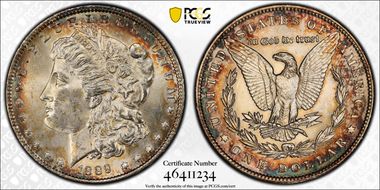 1889 $1 MS62