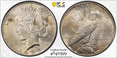 1935 $1 MS63