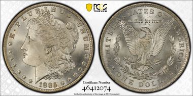 1885-O $1 MS68