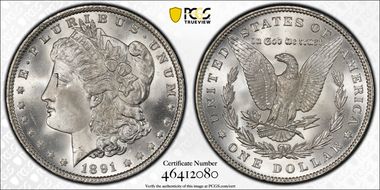 1891 $1 MS66