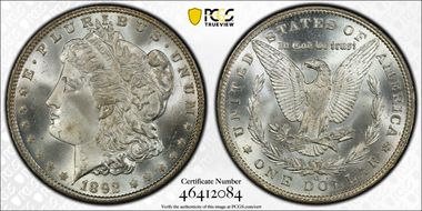 1892-O $1 MS66