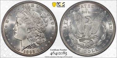 1893 $1 MS66